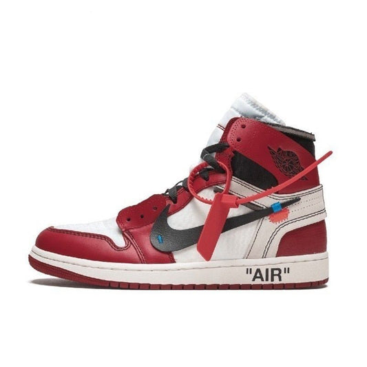 Nike Air Jordan 1 Off White - Red Chicago Color