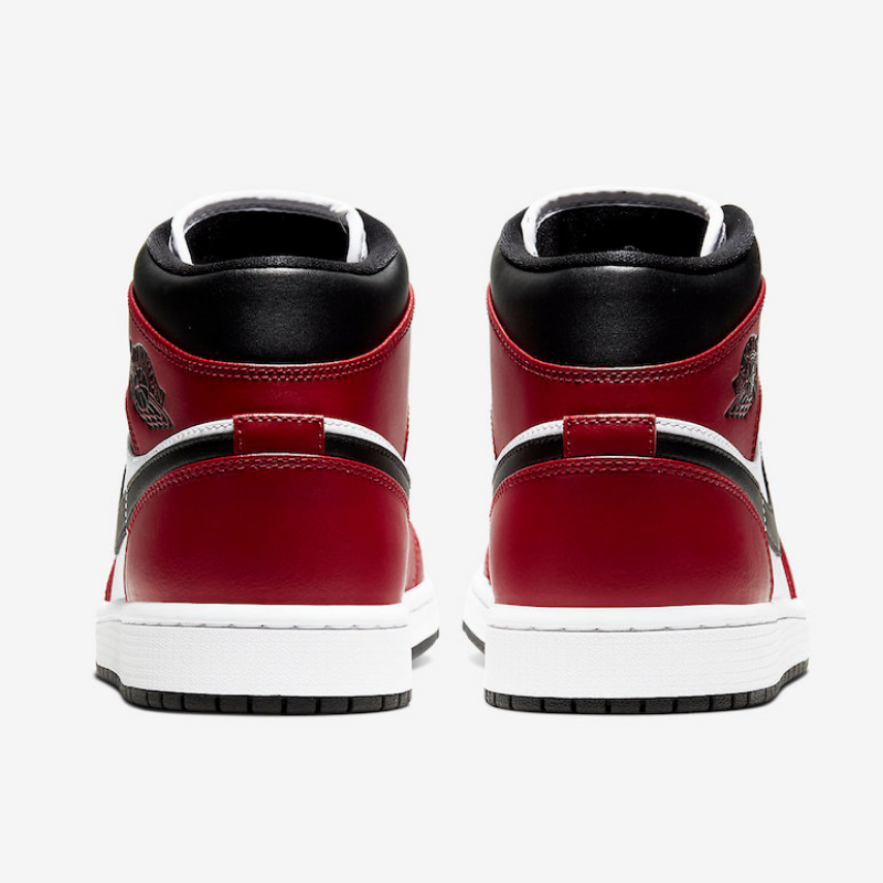 Air Jordan 1 Mid Chicago Toe backside look