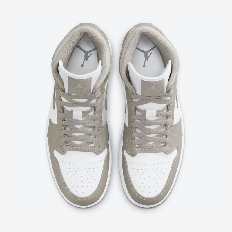 _Air Jordan 1 Mid College Grey - upper image