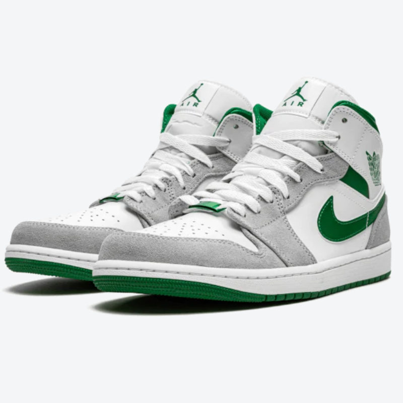Air Jordan 1 Mid Grey Green (1)