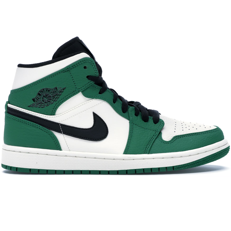 Air Jordan 1 Mid Pine Green - Left