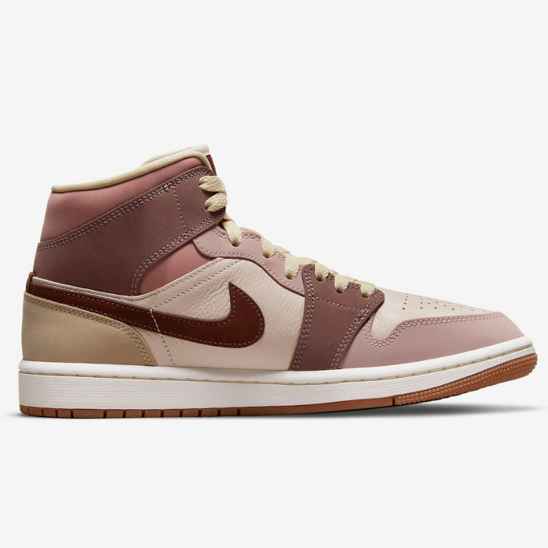 Jordan 1 Mid SE Dark Pony Smoky Mauve Womens Sneaker