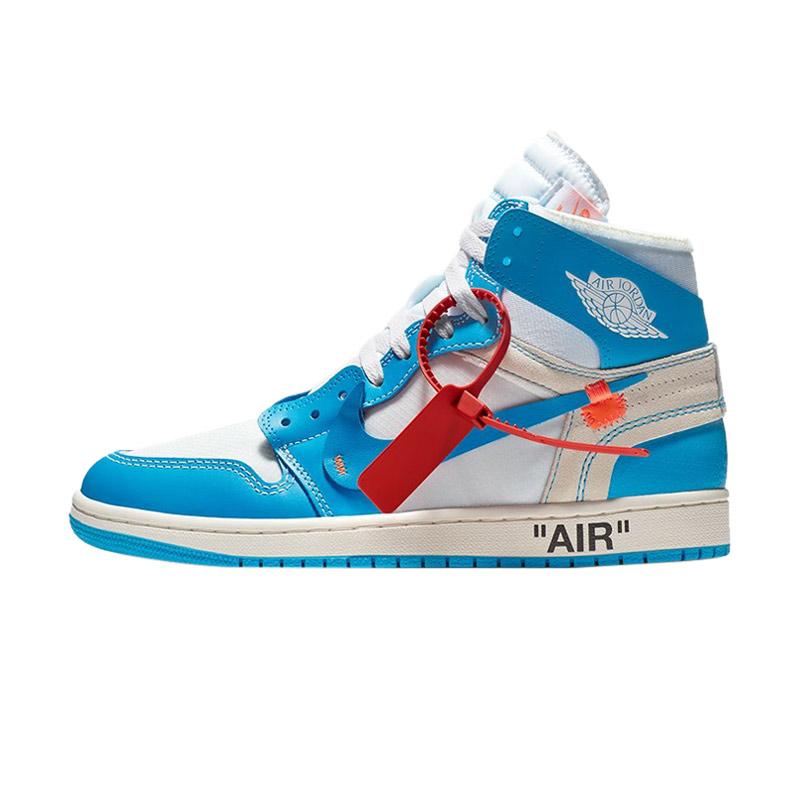 NIKE AIR JORDAN 1 RETRO HIGH OG OFF-WHITE CHICAGO BASKETBALL SHOES