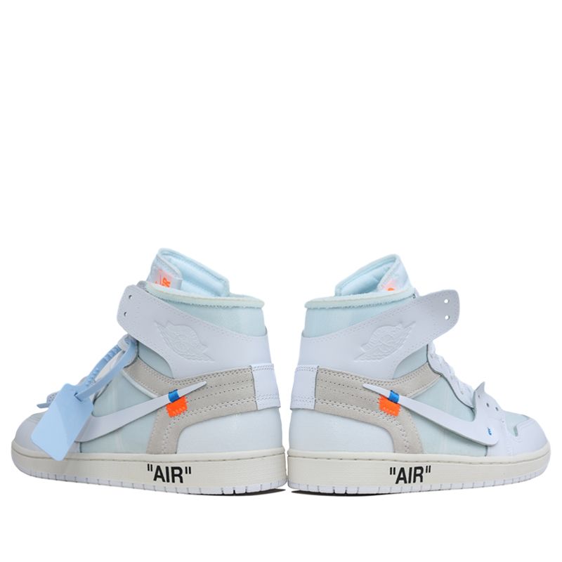 Nike Air Jordan 1 x Off White Chicago All White Color 4 AQ8296