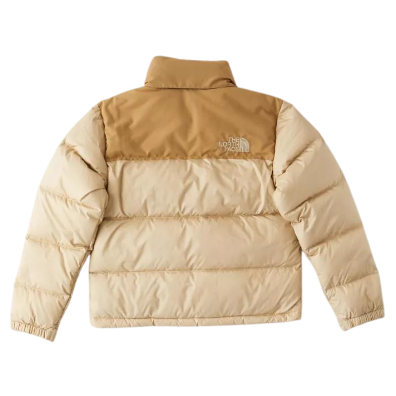 The North Face Eco Nuptse 700 Khaki Puffer Backside